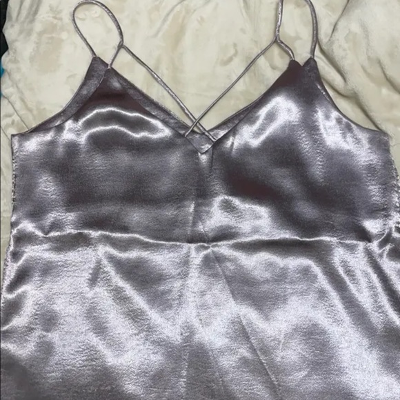 Tank top silver, brand:h&m, size: 10 - Picture 2 of 5